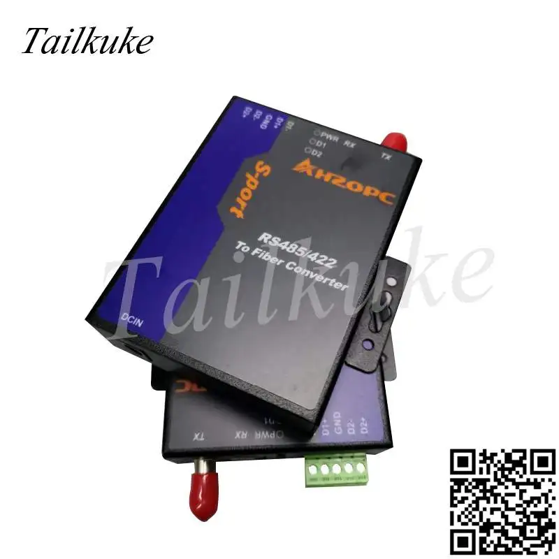 2 manier RS485 twee-weg Glasvezel Converter 485 Optische Kat 485 Optische Vezel Transceiver MODBUS naar Optical Fiber