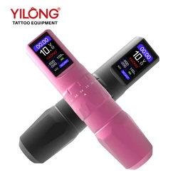 YILONG Wireless Professional Tattoo Machine Battery Pen 6 Adjustable Strokes 2.2-4.2mm Brushless Motor Pen For Permanent Makeup
