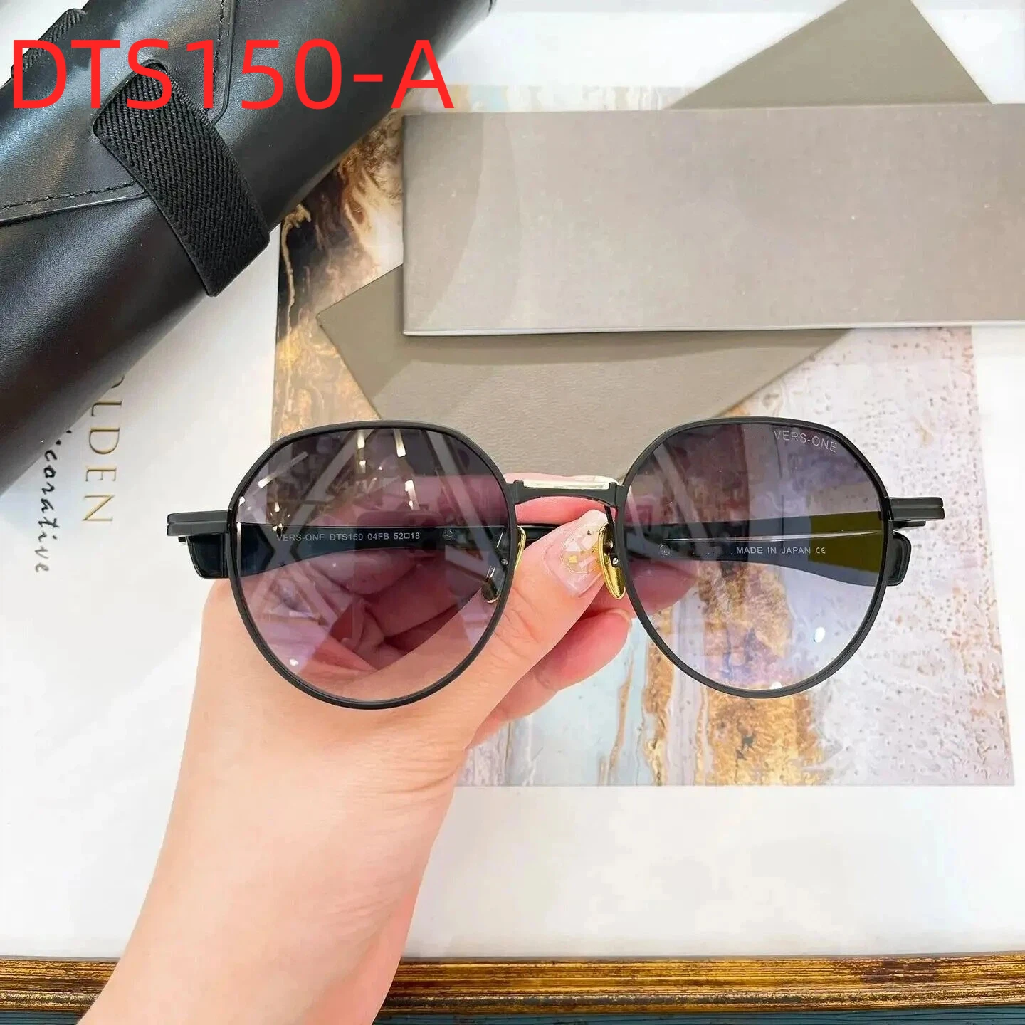 

New DT VERS-EVO VERS-ONE DTS150-A UV400 Driving Anti-Glare Womens Sunglasses Stylish Luxury Classic Men's Sun Glasses With Box