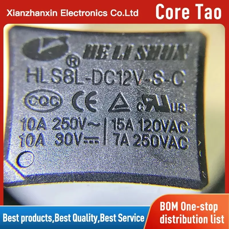 5~20PCS/LOT  HLS8L-DC12V-S-C DC12V General G5LA 5 feet 10A relay