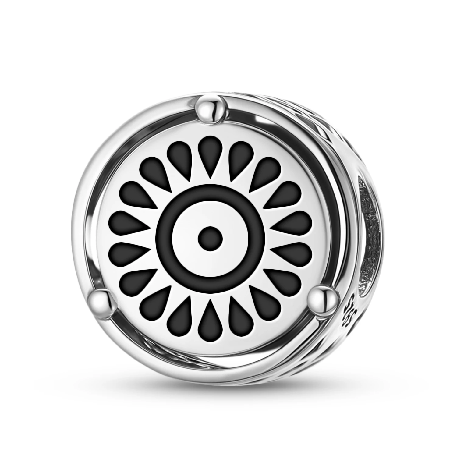 

Adinkra Mako 925 Sterling Silver Symbol Charm Fit Original Bracelet Diy Jewelry Accessories Family Bead