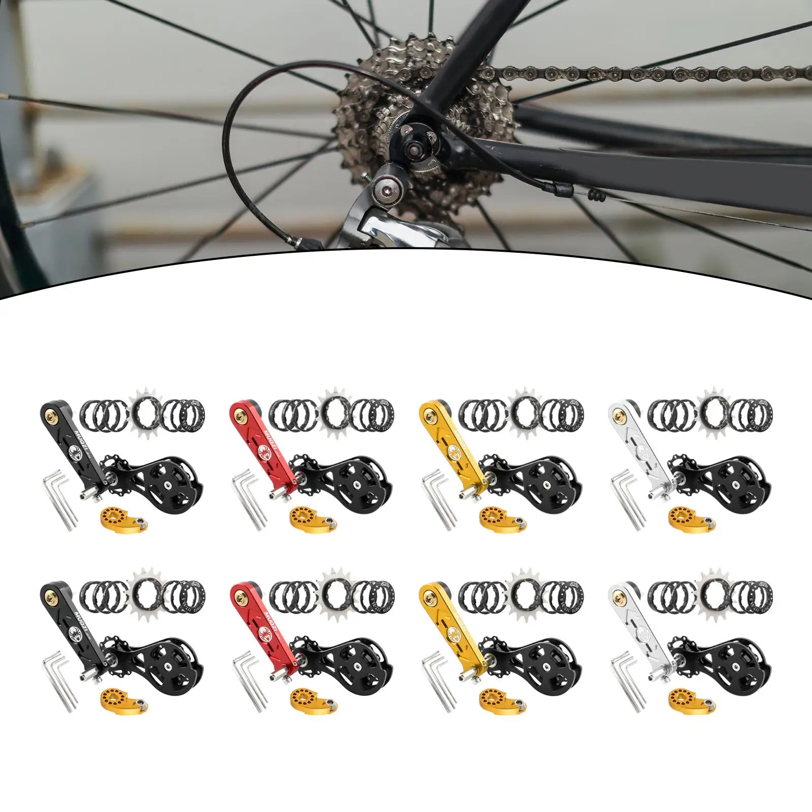 Single Speed Conversion Kit Replacement Bicycle Flywheel Washer Repair Durable