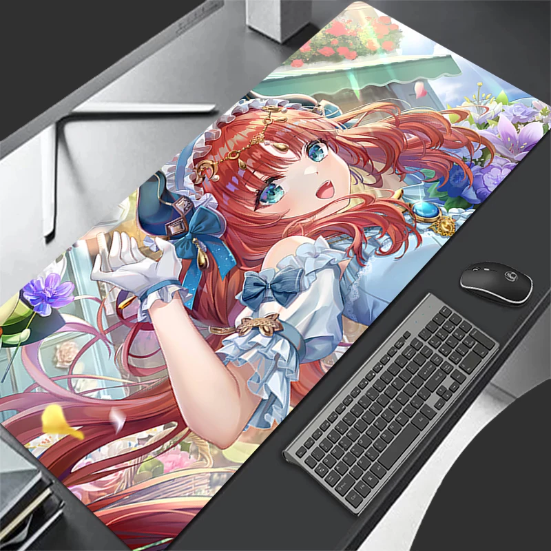 

Genshin Impact Mouse pad computer accessories keyboard pad game player large desk pad PC carpet Nilou Nahida Klee Mousepad XXXL