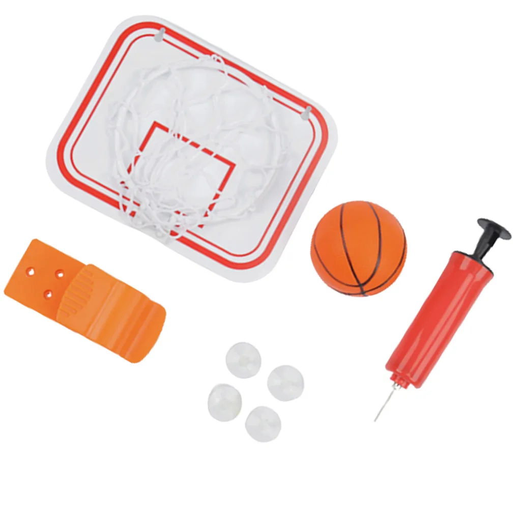 

1 Set Punch-Free Hanging Type Basketball Hoop Net Backboard Frame Outdoor Wall Mounted Shooting Toy Exercise Type 2