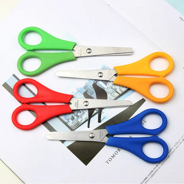 Graduated Student Scissors DIY Handmade Scissors Safety Ruler Graduated Scissors Stationery Student Supplies Office Supplies