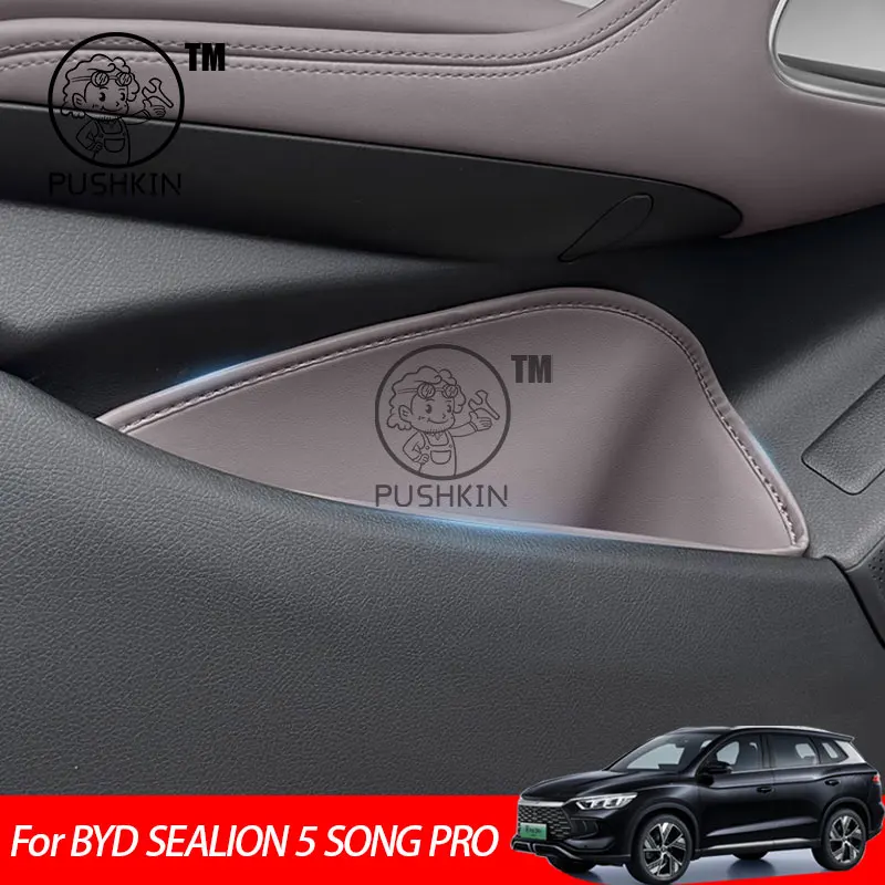 

Car door Armrest Storage Box Container Organizer Holder Tray For BYD Sealion 5 DM-i 2025 2026 SONG PRO 2024 Accessories