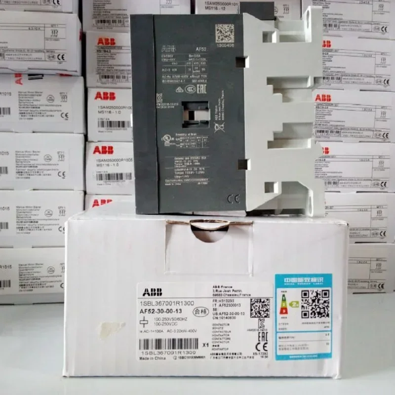 ABB 3-ploe contactors AF series AC/DC 50HZ/60HZ DC 24V~500V 52A 22kw AF52-30-00-11 AF52-30-00-12 AF52-30-00-13 AF52-30-00-14