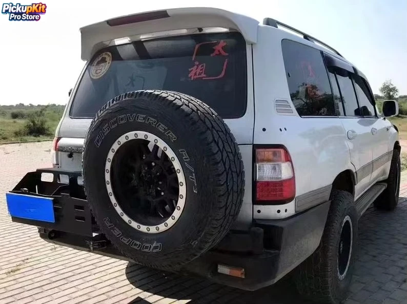 

Rigid Axle Enhanced Heavy-Duty Steel Rear Bumper for Land Cruiser LC105