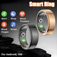 Smart Ring Heart Rate Blood Pressure Blood Oxygen Sleep Monitor Waterproof Smart Ring Multi Modes For Android IOS