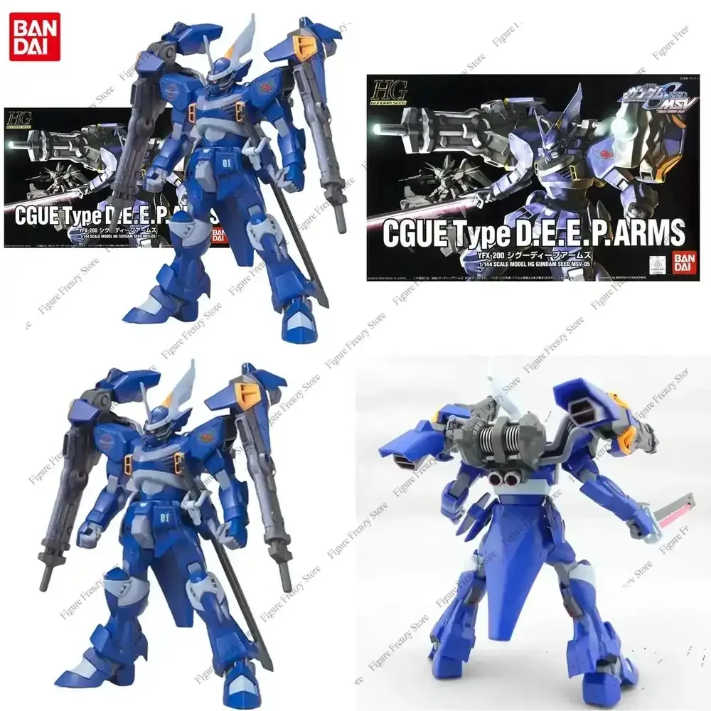 

Special Offer Bandai Genuine Gundam Model Kit Anime Figure HG 1/144 YFX-200 Cgue Type DEEP ARMS Gunpla Action Figure Toys for