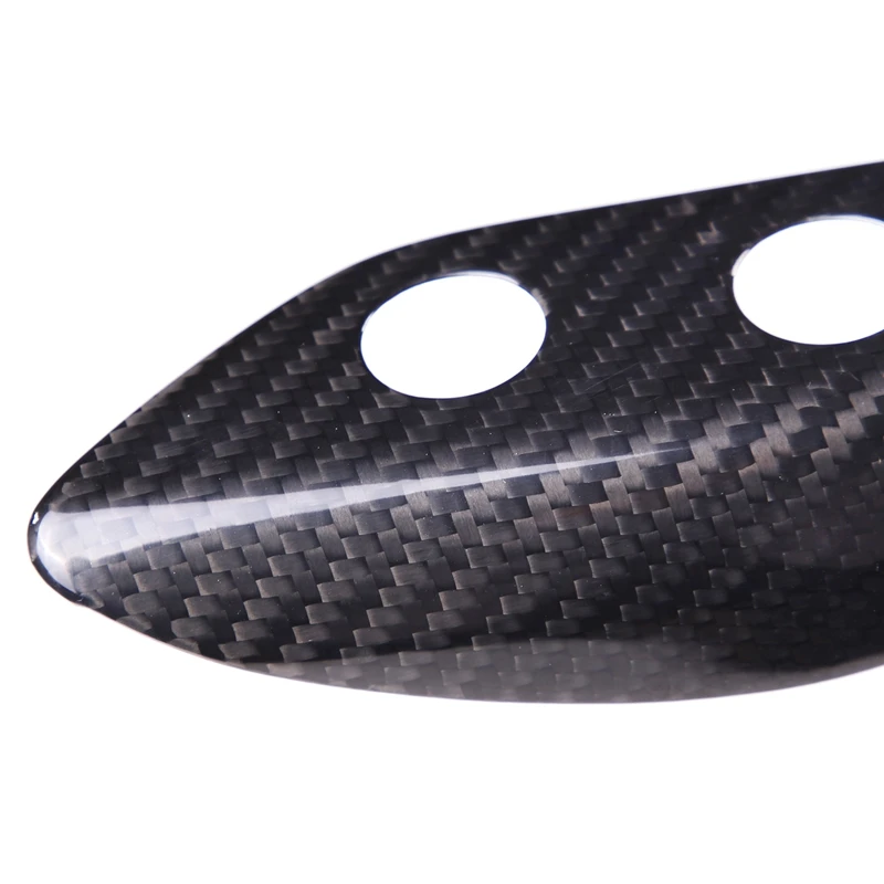 Fit For-Ferrari F12 Berlinetta 2013 Real Carbon Fiber Car Indoor Fuel Tank Switch Cover