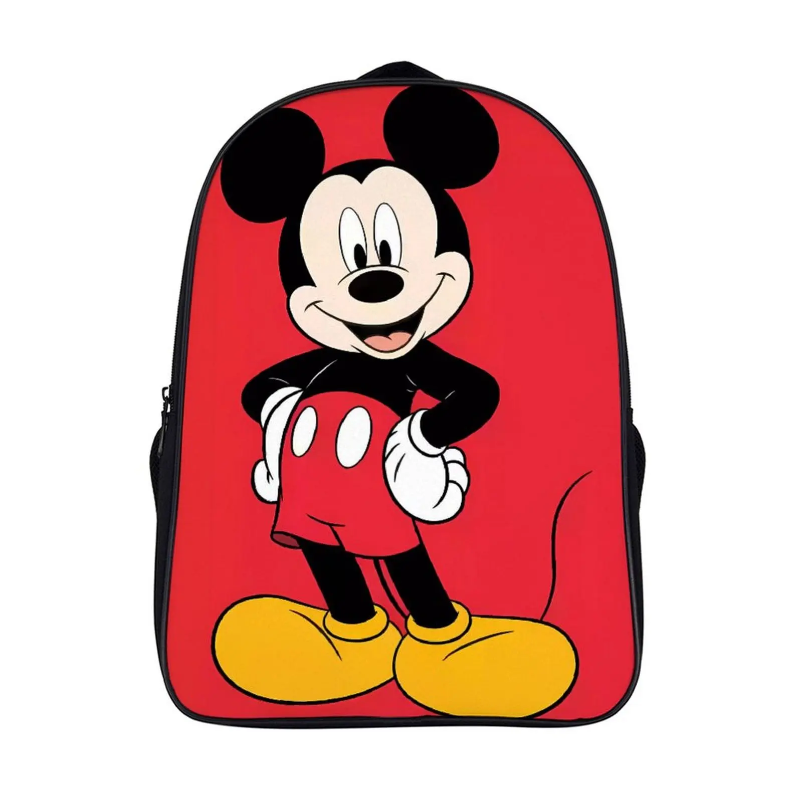 

Cartoon Disney Mickey Mouse Fashion Student's Backpack School Bag 16 Inch 2 Compartment Backpack Student Schoolbag