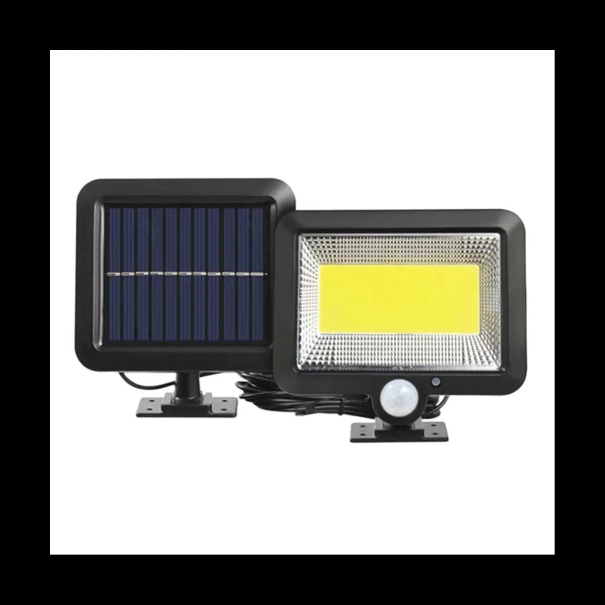 

100 светодиодов COB, водонепроницаемый IP65, супер яркий солнечный датчик движения, настенный светильник, садовый уличный светильник высокой яркости