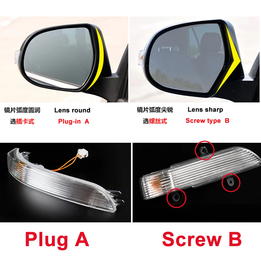 CAPQX For Great Wall Haval Hover H3 H5 Side Rearview Mirror Turn Light Signal Lamp Turn Signal Light Steering Lamp with Bulb