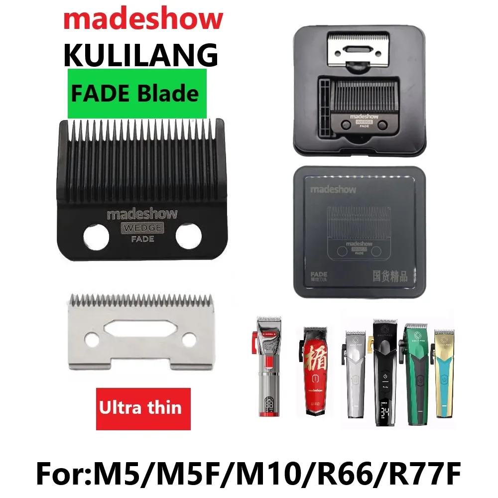 Original Madeshow M5(F) Klinge M10 Kulilang R66 R77F G9C Wedge Fade Klingen Haarschneider Ultradünne Klinge Trimmer Ersatzteil – Detail 1