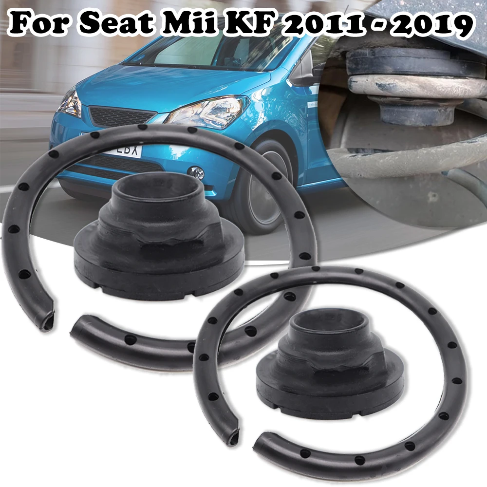 

2Pcs Rear Axle Coil Spring Isolator Mount Plate Shock Absorber Sleeve For Seat Mii KF Skoda Citigo VW UP Top strut mount buffer