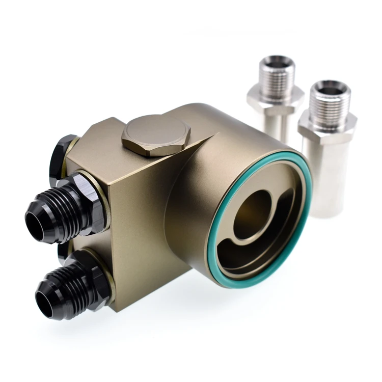 혼다 스바루 BRZ 오일 필터 샌드위치 어댑터(인라인 오일 온도 조절기 오일 샌드위치 An10 피팅 포함)