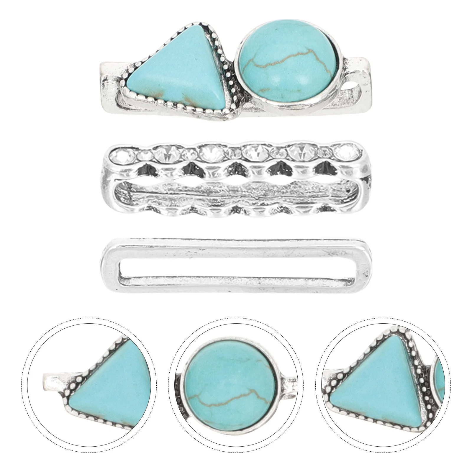 1Set Watchband Decorative Rings Premium Silicone Decor Loops Compatible for Apple Watch Strap Charms Fashion Accessory