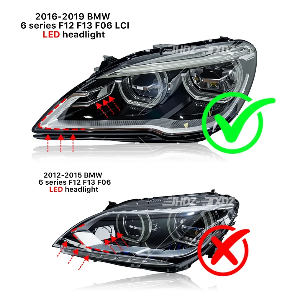 DRL LED Module Multi-colour For BMW 6 Series F12 F13 M6 F06 Gran Coupe LCI 640i 650i 2016-2019 Daytime Runing Light Angel Eyes