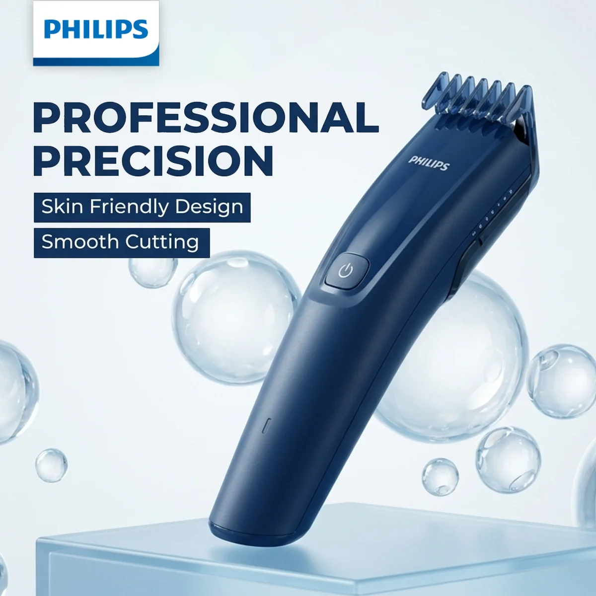 Cortadora de pelo Philips HC3688, cortadora de pelo eléctrica con cabezal, cortadora de pelo eléctrica lavable para el hogar, ajustes de longitud múltiple