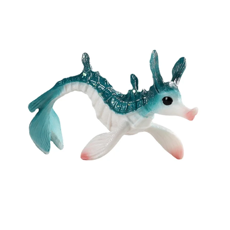 Children's solid simulation of marine wildlife model Seahorse underwater world toy scene ornaments