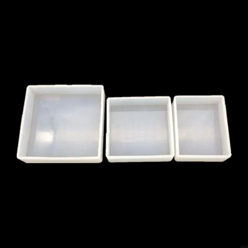

Silicone Resin Mold DIY Square/Rectangle Casting Molds DIY Craft 3D Mold for Art Craft Making Handmade for Children