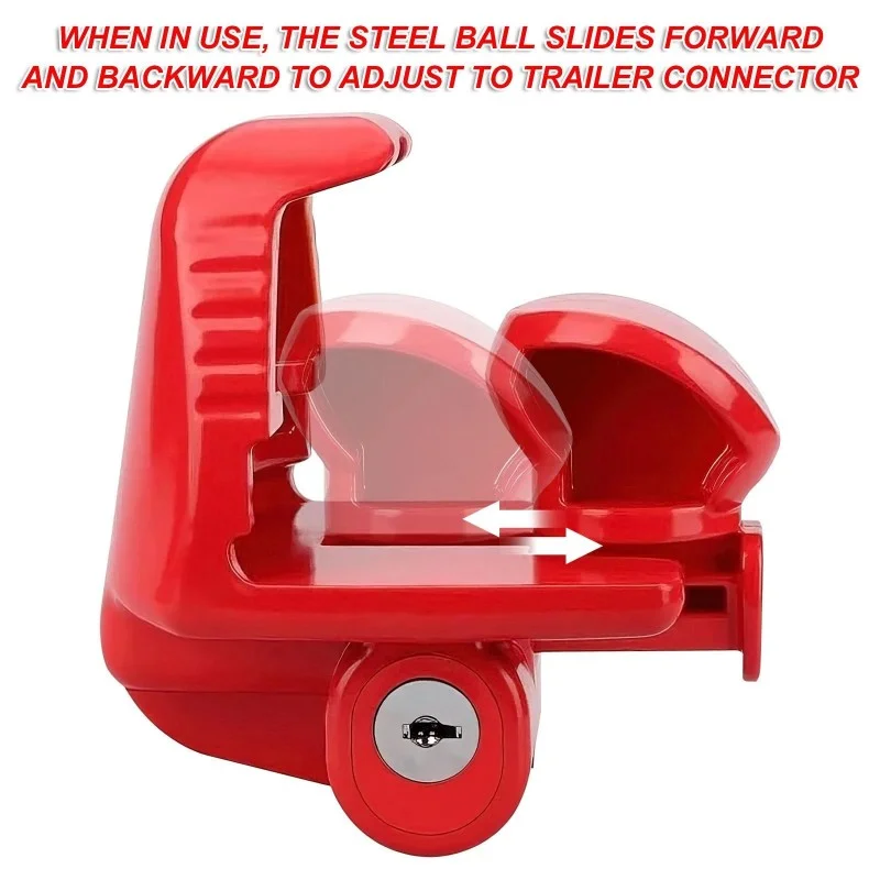 

Car Yacht Marine Trailer Hitch Lock Universal Type Anti-Theft Lock Hitch Device Connection Trailer Assembly Towing Anti-Theft
