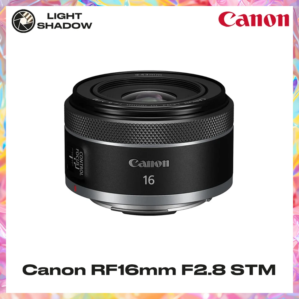 Canon RF16mm F2.8 STM Lens, Ultra Wide-Angle, Fixed Focal Length Prime Lens, Compatible with EOS R Series Mirrorless Cameras