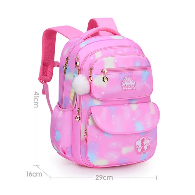 AyeBeau Rucksack Schultasche Mädchen Rucksack für Kinder Kind Kind Teenager weibliche Klasse Schultasche Primäre Frauen Rucksack Teen Bookbag Kit 10