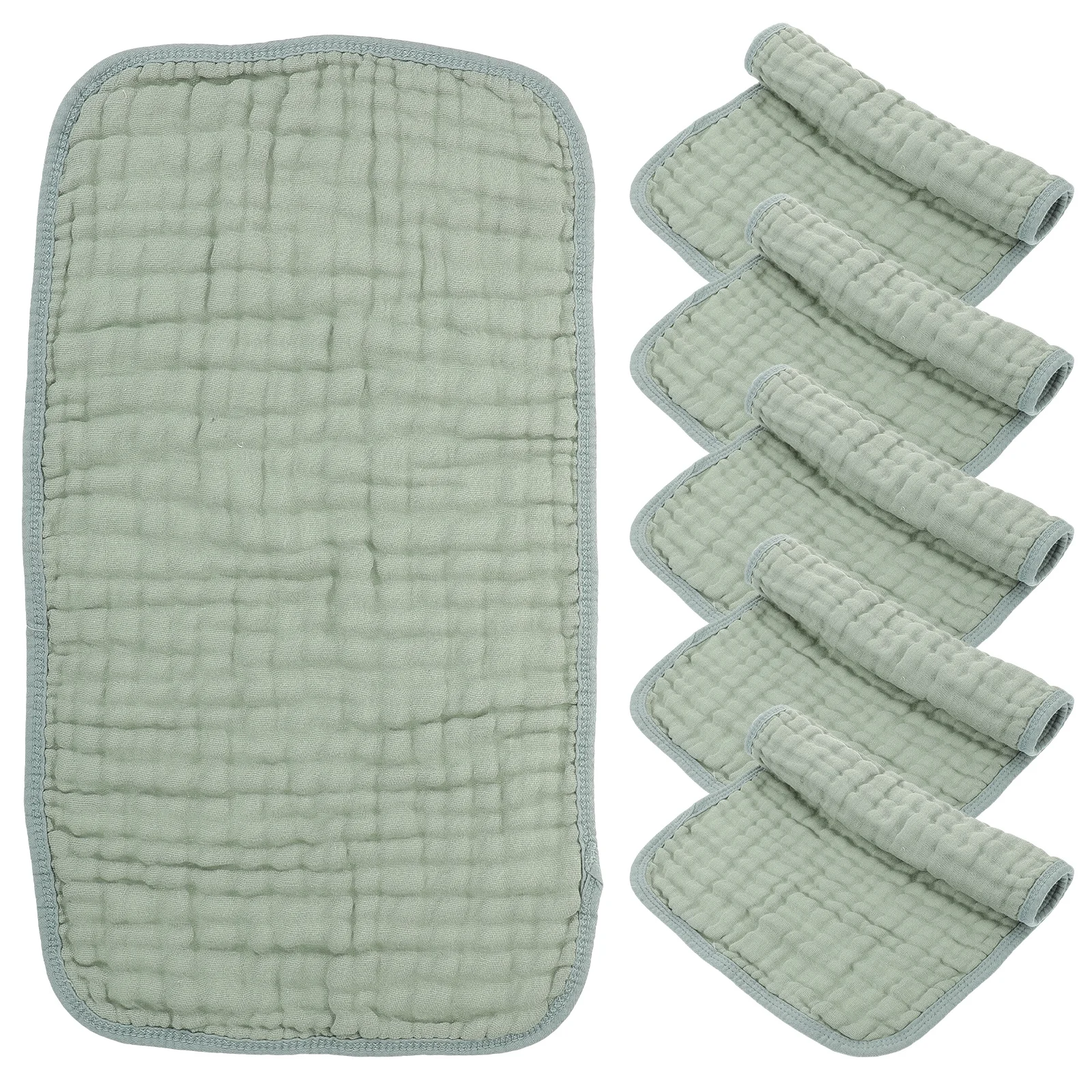 6Pcs Baby Towels Cotton Newborn Washcloths Burp Cloths Absorbent Soft Face Towel for Infants Baby Towels Girls