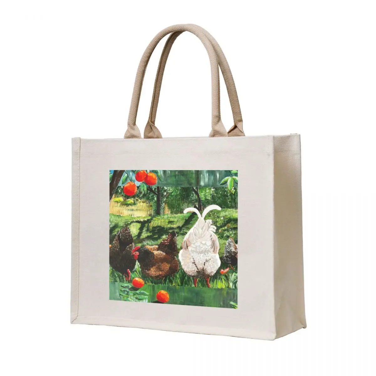 

Chickens at the Creek Tote Bag personalized tote hand bags canvas tote bag