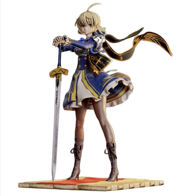 

Ane Studio Fate Stay Night Saber Altria 25cm Action Figure Pvc Collectible Statue Anime Peripheral Desktop Decor Fans Toy Gift