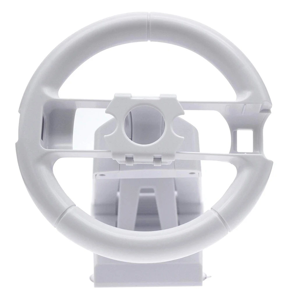 OSTENT Multi-angle Racing Game Steering Wheel Stand Steer Wheel Holder Mount for Nintendo Wii Controller with 4 Suction Cups