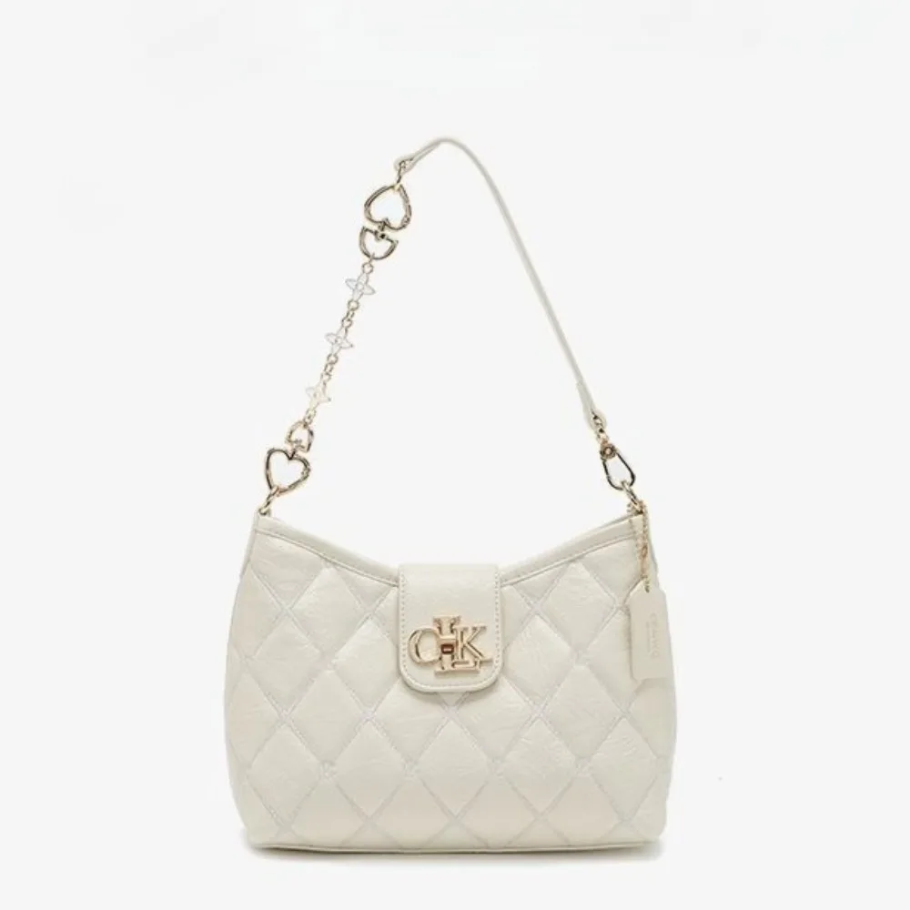 2026 New Spring Summer Women High Value Quilted Chain Bag Shoulder Bag Crossbody Bag Handle Bag Fashion Versatile Trendy Purse