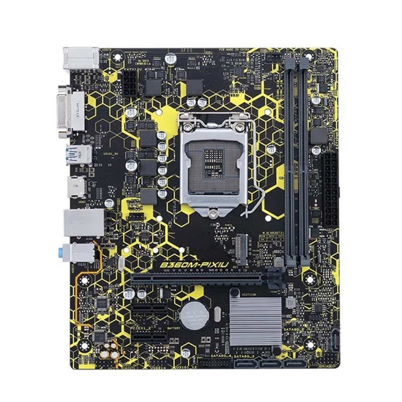 For Intel B360 B360M-PIXIU motherboard Used original LGA1151 LGA 1151 DDR4 32GB USB2.0 USB3.0 SATA3 Desktop Mainboard