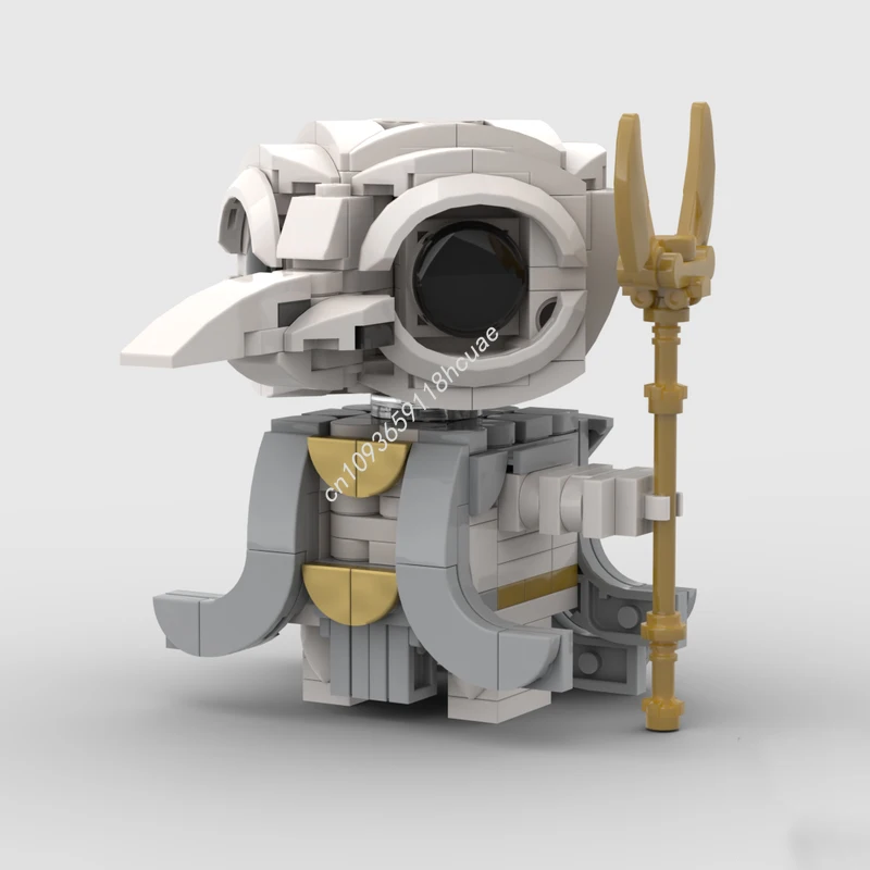 

244pcs MOC Khonshu Brickheadz Model Building blocks craft toys Education Architecture Kids Assemble creative Christmas gifts