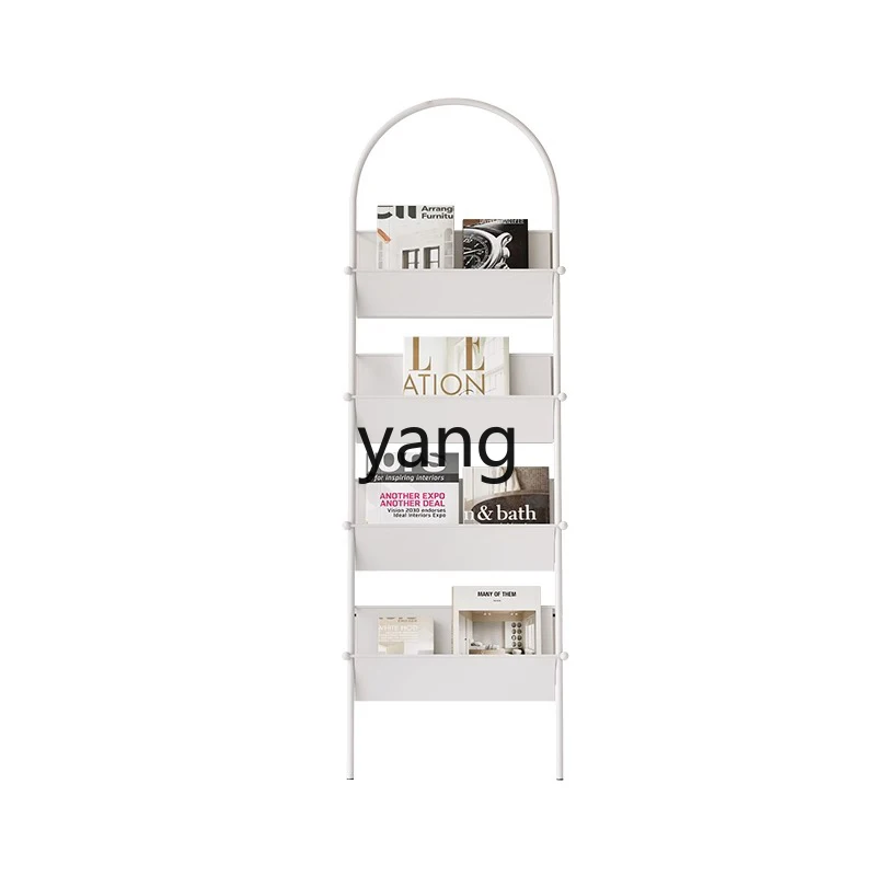 

LTT Home Living Room Floor-to-ceiling Bookcase Study Room Multi-layer Reading Bookcase Display Magazine Rack