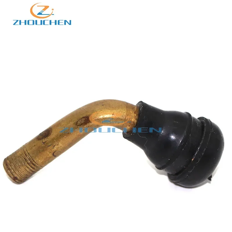 Motorcycle Pedal Modified Car Accessories Tubeless Tire Valve Curve 90 135 Degree Copper Silver Valve For ATV Motorcycle Quad
