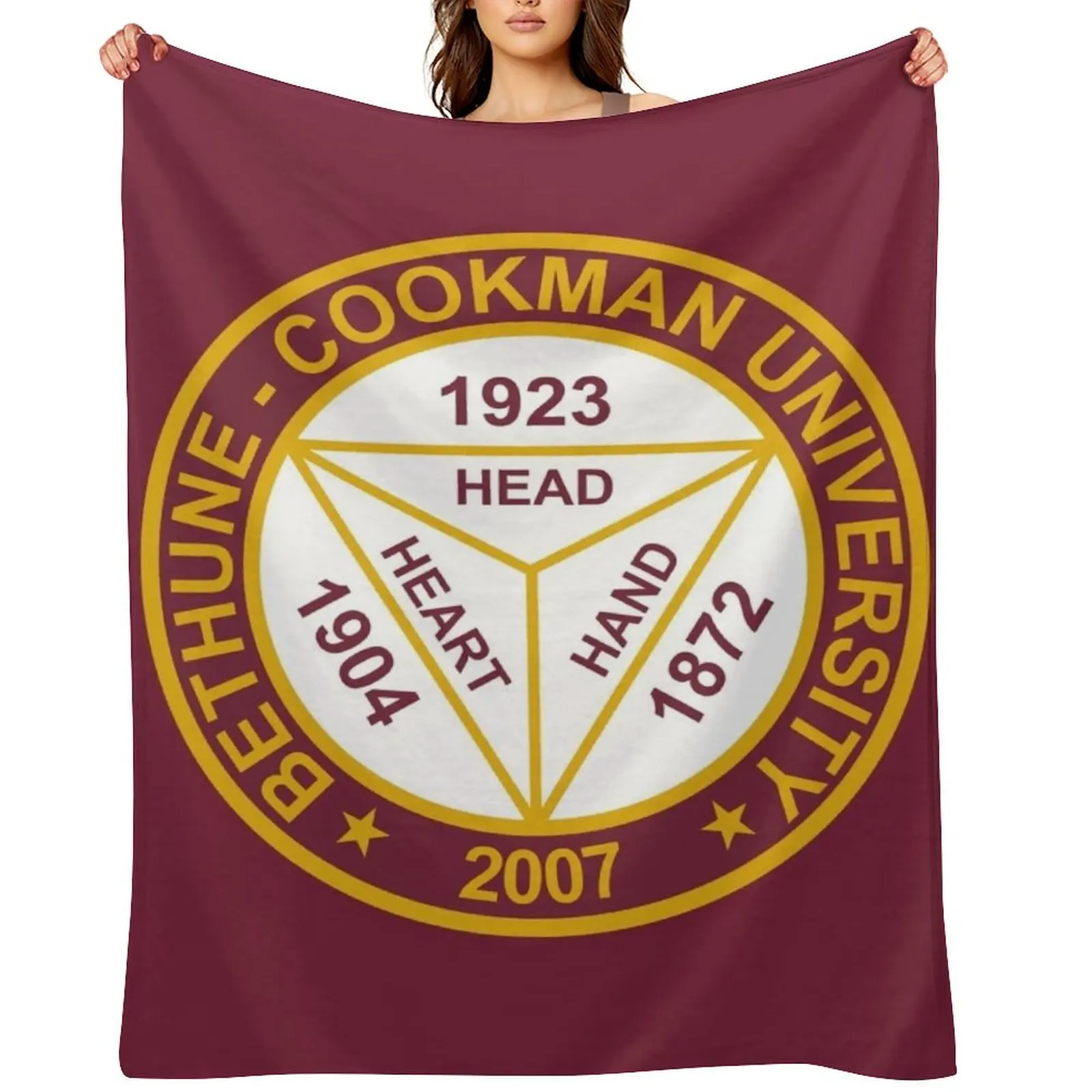 

Bethune Cookman University Throw Blanket bed plaid For Decorative Sofa Thermal Decorative Beds Blankets