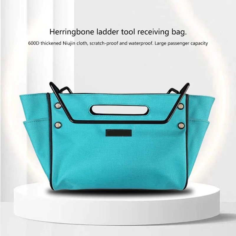 Waterproof Ladder Bag Handy Tool Storage Bag Foldable Cloth Portable Bag Repair Tool Storage Bag Lightweight for Repairing