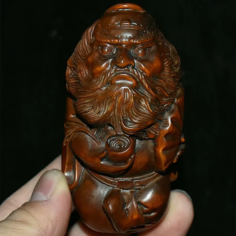 الصين القديمة خشب البقس الخشب منحوتة بيكسي تشونغ كوي تشونغكوي الله يطلق أشباح تمثال مكتب الديكور التماثيل للزينة هدية