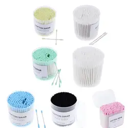 200Pcs/Set Cotton Swabs Buds Wood Stems Cosmetic Tools Ears Swabs Makeup Tool