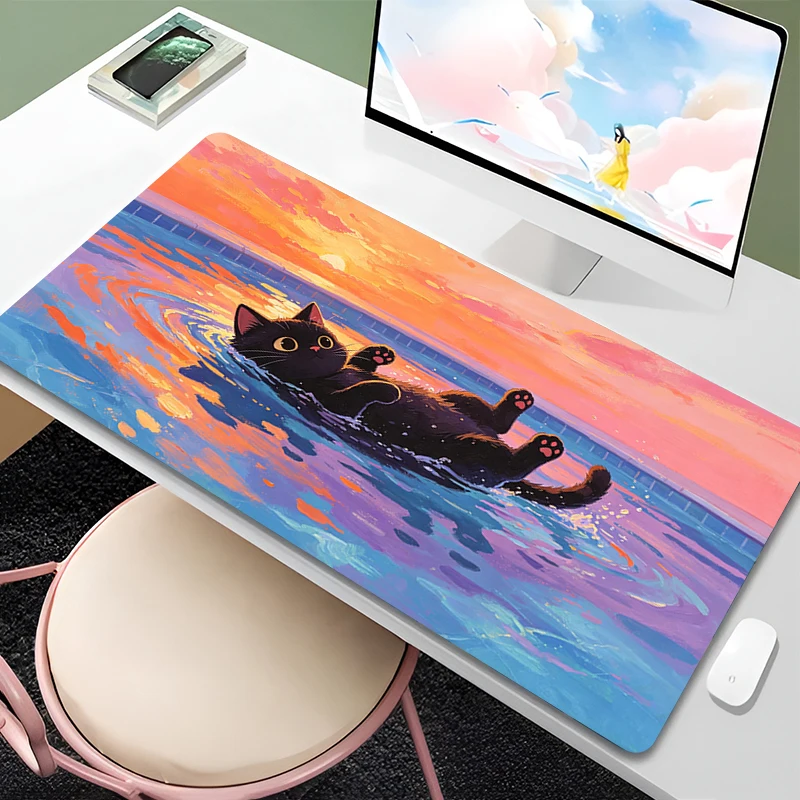 Large Mouse Pads Notebook Gamer Keyboard Mousepad Pc Computer Desk Mat High-Quality Gaming Pad Cute Cat Mouse Mats For CS GO LOL