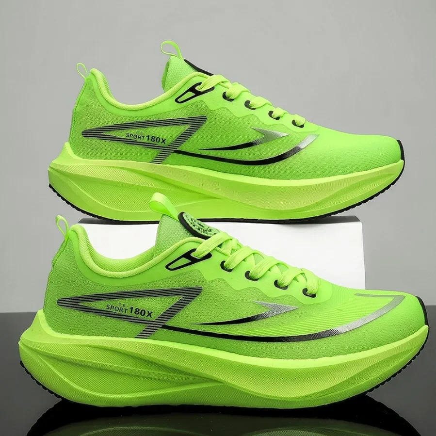 Women‘s Carbon Plate Running Shoes Men's Marathon Sneakers Casual Speciality Lightweight Athletic Nonskid Sneakers