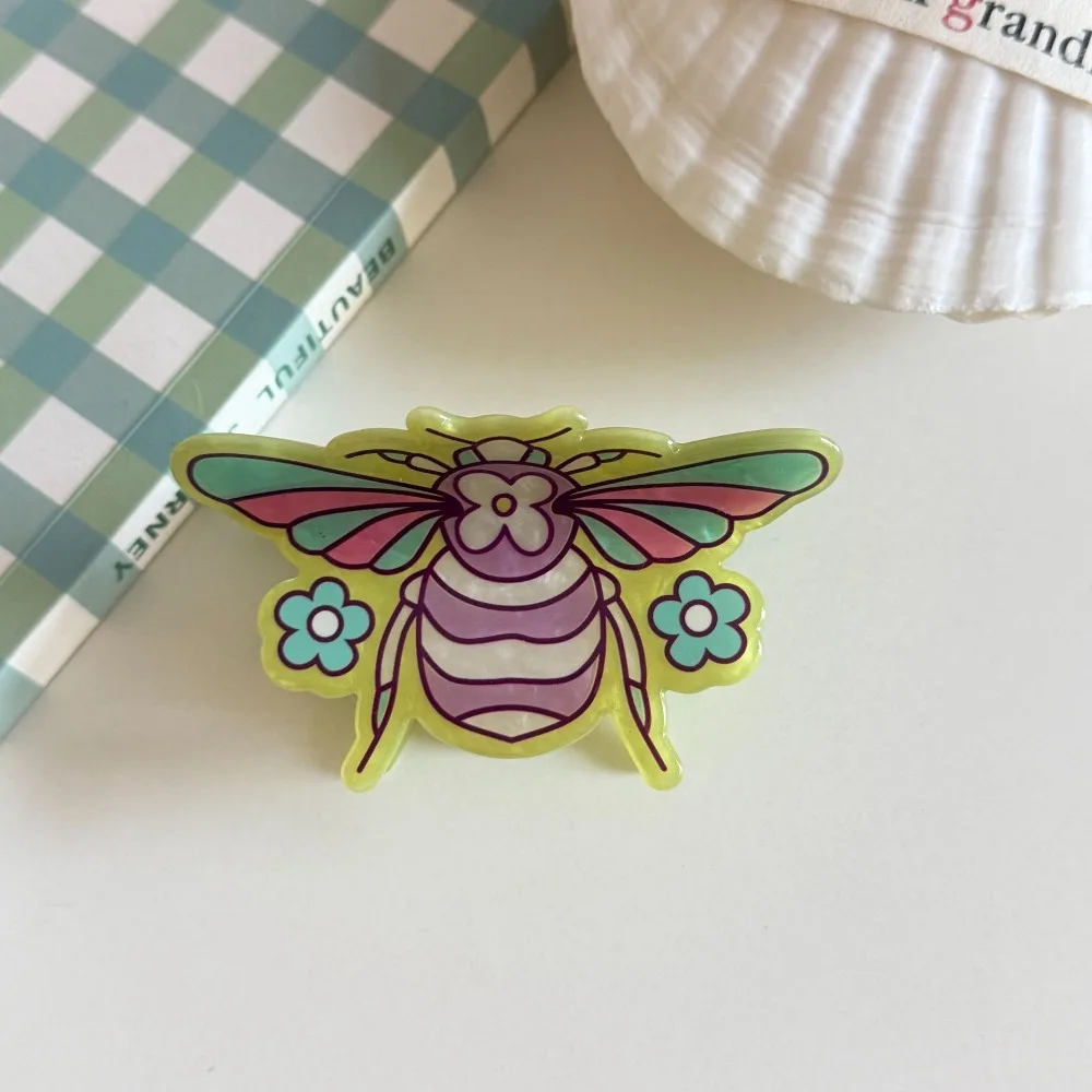 

Korean Style Cartoon Animal Hair Claw Elephant Acrylic Sweet Hair Clip Hair Accessories Butterfly Geometry Shark Clip Girls