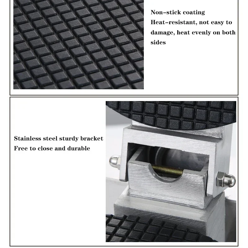 電気卵ロール機,業務用ワッフルパンケーキ機,日曜大工の卵ロールパン機,クリスピーエッグロールモールド,1200w,220v
