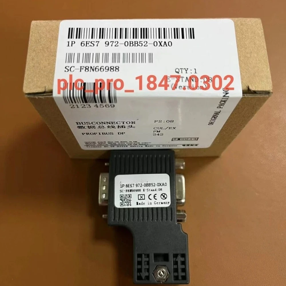 

6ES7972-0BB52-0XA0 Новый разъем шины 6ES7 972-0BB52-0XA0 1 шт. Быстрая доставка
