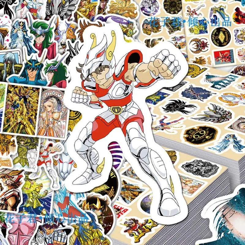 101Pcs Saint Seiya Anime Stick - đánh giá và giá Laptop Accessories Aesthetic