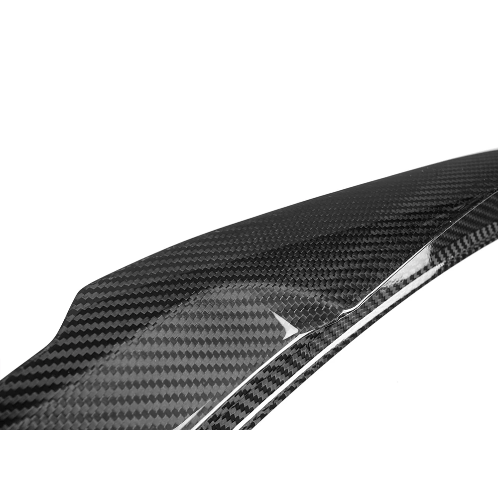 Dry Carbon Fiber Rear Trunk Spoiler Wing Lip Bootlid For 09-16 Audi A5 B8 Coupe 2Dr M4 Style Decktail Exterior Accessory