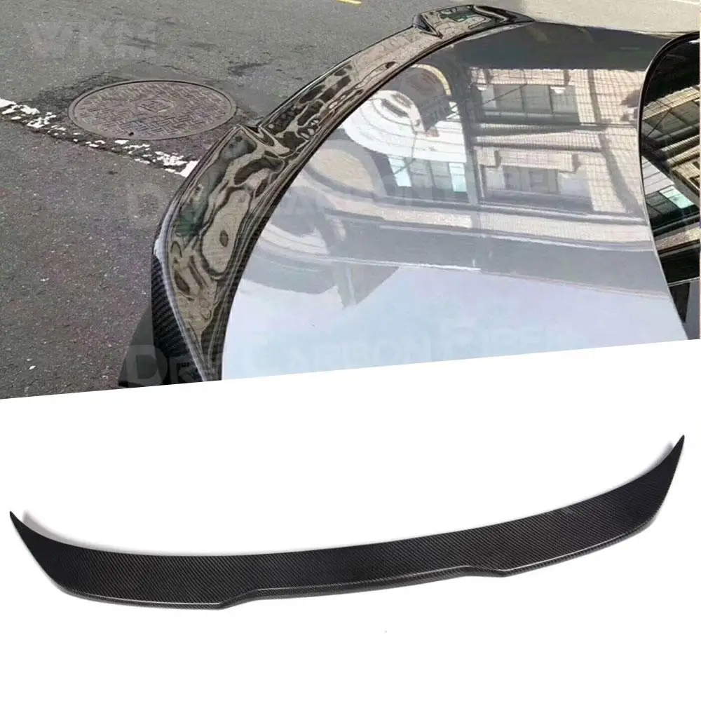 

For BMW 5 series F10 F18 2010-2018 Carbon Fiber Rear Boot Spoiler Trunk Trim wings Car Styling